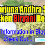 Nagarjuna Andhra style Chicken Biryani Recipe